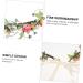 MAGICLULU 1pc Colored Rose Wreath Bridal Floral Garland Bridal Garland) No Lens Glasses Garland Headband Copper Star of David Flower Headband Flower Headdress Cloth Bride Wedding - Buy Online on GoSupps.com