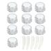 Travel Jars Lotion Container Plastic Compact Portable Cosmetic Sample Emptyf or Storing Creams Lotions Cosmetics Lip Balms Lip Glosses