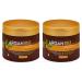 Pack of 2 Argan Oil Masks for Dry and Damaged Hair. Pack of 2 400 ml jars. Total: 800 ml. Deliplus