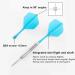 12PCS Blue Integrated Dart Flights & Shafts Set - Durable Anti-Fall Design - Buy Online on GoSupps.com