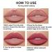 Matte Mauve Lip Liner and Liquid Lipstick Set - Long Lasting, Waterproof Makeup Kit (2pcs) - Buy Online on GoSupps.com