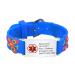 XUANPAI Personalized Safety Wristband Bracelet for Kids - Child ID Bracelet for Emergency Contact or Medical Information Waterproof Cartoon Style Silicone Bracelet for Boys Girls Teenagers A-Blue 1
