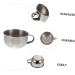 Beavorty 4pcs Stainless Steel Shaving Soap Bowl Set | Travel-Friendly Cream Bowls for Men s Grooming - Buy Online on GoSupps.com