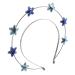 Yardenfun Gothic Headband Lolita Five-pointed Performance Photo Photography Props Party Headbands for Adults Fiesta Crown Cosplay Headband Star Headband Gothic Crown
