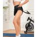 Automet Women's High Waisted Athletic Shorts | Quick Dry Gym Workout Shorts with Pockets - Black, Small - Buy Online on GoSupps.com