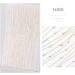 8 Sheet Gold Silver Nail Art Stickers Glitter Metallic Chains Wave Stripe Lines Stars Nail Sticker Self-adhesive Striping Tape for Nail Lovers - Buy Online on GoSupps.com