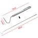 Bohue Snake Capture Hook Retractable Snake Catching Hook Stainless Steel Reptile Capture Hook Handheld Tools Outdoor Reptile Supplies (2) - Buy Online on GoSupps.com
