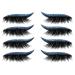miduoidn 4 Pairs Eyeliner Decal Eyelash Sticker Fine Workmanship Compact Size Lady Accessories Convenience Self-adhesive Makeup Tool Type 1 - Buy Online on GoSupps.com