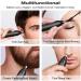Professional Painless Ear & Nose Hair Trimmer - Waterproof Dual Edge Blades Unisex Easy to Use - Buy Online on GoSupps.com