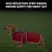 Buy Geyecete Adjustable Waterproof Dog Raincoat for Dachshund - Reflective Velcro Fastener Ideal for Miniature Dackel - Size L (47-50cm) - International Shipping Available - Buy Online on GoSupps.com