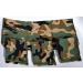 Camouflage Printed Flannel Paperless Towels 1 Ply 14x14 Inches - Set of 4 | Eco-Friendly Reusable Cloths for Cleaning and Kitchen Use - Buy Online on GoSupps.com