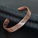 VicMAG Copper Magnet Bracelet for Men | Arthritis Pain Relief | Adjustable Pure Copper Cuff with Gift Box | International Shipping - Buy Online on GoSupps.com
