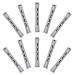 Elcoho 48 Pieces Gray Hair Perm Rods 3.3x0.6 Inch with Steel Pintail Comb and Perm Paper - Hairdressing Styling Tools (Pack of 48) - Buy Online on GoSupps.com