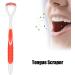 Professional Tongue Scraper & Cleaner for Adults & Children - Red Tongue Brush for Improved Oral Care & Bad Breath Relief - Buy Online on GoSupps.com