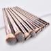 10 Champagne Gold Makeup Brushes Set | Professional Quality for Flawless Beauty - Buy Online on GoSupps.com