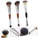VINTORKY 3pcs Double-ended Makeup Brush Female Makeup Brush Makeup Supplies Blush Brush Wooden Handle - Buy Online on GoSupps.com