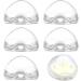 6PCS Transparent Pacifier Holder Case - Easy Clean Baby Pacifier Accessories - Slope Hole Design - Essential Pacifier Cover - Buy Online on GoSupps.com