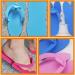 LALAFINA 48 Pairs Disposable Pedicure Slippers - Colorful Anti-Eva Foam Slippers for Women Salon Pedicure and Spa Guests - Buy Online on GoSupps.com