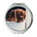Mirror Travel Mirror Puppy Animal Dog Cute Sofa House Home Fur pocket mirror portable mirror