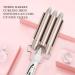 ANKROYU Three Barrel Curling Iron Portable Crimpers Professional Hair Curling Wand Salon Hairstyling Waver Hair Crimper Adjustable Quickly Curling Wand for Travel Party(US) - Buy Online on GoSupps.com