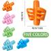 Teksome Pencil Gripper for Children | 5 Ergonomic Rubber Finger Handles | Improve Handwriting & Correct Grip | International Shipping Available - Buy Online on GoSupps.com