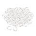 Fenteer 100 St e 2.8 cm chicken rings adjustable fl leg rings foot rings rings with number clip rings clamping rings for chickens goose duck white