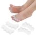 FeetCare Gel 5 Toe Spreader Bunion Corrector Toe separator Correct Toes Toe Straighteners for Overlapping Toes Prevent Overlap Relieves Foot Pain Flexible Footcare Treatment | Product of Singapore (1pair) Free Size Unisex