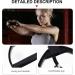 Fitness Exercise Resistance Bands - 2 Pairs with Comfortable Handles for Strength Training Pilates & Gym Workouts - Black 80x12x3cm - Buy Online on GoSupps.com