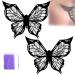 Butterfly Eyeliner Stencil Winged Eyeliner Stamp Reusable and Flexible Eyeliner Stamp Tool Suitable for Makeup Beginners for Winged Look (3Pcs)