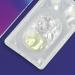 Shop Jasmine Green Silicone Comfort Contact Lenses - Opaque & Natural Look | 1 Pair with Container | DIA 14.00 -4.50 Diopters - Buy Online on GoSupps.com