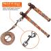 Geometric Pattern Cat Harness and Leash Set - Escape Proof & Adjustable for Outdoor Walking - Orange - Buy Online on GoSupps.com