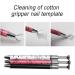 BOKIOESDE Manicure Save Cotton Claw Professional Simple Home Salon Using Manicuring Tools Nail Stamping Tool Saver Holder White - Buy Online on GoSupps.com