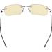 CessBlu Blue Light Blocking Glasses for Men - Anti Glare UV Eyeglasses Rimless Design Comfortable Flexible Fit - Perfect for Reading & Computer Use - Buy Online on GoSupps.com