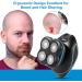 Head Shaver IPX7 Waterproof Electric Razor Men Head Shavers for Bald Men Cordless Rechargeable Bald Head Shaver Wet/Dry Head Razor All-in-One 5D Rotary Shaver Grooming Kit (Blue) - Buy Online on GoSupps.com
