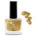 IBA Nail Polish Breathable Air and Water Permeable Halal Wuzu Friendly (B23 Gold Sparkle)