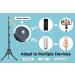 60-inch Multifunctional Metal Wig Tripod Stand | Adjustable Phone & Camera Tripod - Buy Online on GoSupps.com