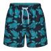RIPT Performance Boys Ript Essentials Boys Plain Swim Trunks Shorts Navy/Turquoise 9-10 Years