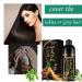 500ML MEIDU 3-in-1 Instant Black Hair Dye Shampoo with Herbal Ingredients - Fast Hair Coloring for Women & Men - 100% Grey Coverage - Buy Online on GoSupps.com