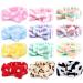 12pcs Spa Headbands  Coral Fleece Makeup Headband Cosmetic Headband  Lovely Face Washing Headband Shower Headbands Headwraps  Soft Bowknot Spa Hair Band Spa Birthday Party Supplies for Girls Women 12 Colors