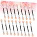 Baluue 50pcs Eyeshadow Brush Kit Applicator Makeup Brush Eye Spoolie Brush Eye Blending Brush Pink 8x1cm Pink - Buy Online on GoSupps.com