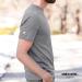 MERIWOOL Men's Merino Wool Short Sleeve T-Shirt - Gray Heather, Large - Buy Online on GoSupps.com
