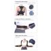 Adjustable Clavicle Posture Corrector - Back Support Belt for Men & Women | Relieve Back Pain Improve Posture & Prevent Scoliosis (Small Black - Buy Online on GoSupps.com