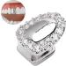 Teeth Jewelry Tooth Gems Teeth Grills Single Tooth Bling Teeth Accessory Decoration for Halloween Party Hip Hop Show (Single portal diamond silver) - Buy Online on GoSupps.com