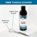 GuruNanda Oil Pulling & Tongue Scraper - Coconut Oil Mouthwash for Healthy Teeth & Gums - Bad Breath Remedy & Teeth Whitening with Vitamin D E - 8Fl. Oz - Buy Online on GoSupps.com