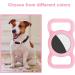 Ainiv Silicone Protection Case for Apple Airtag - Pink | Durable Dog Collar & Pet Loop Holder | Ideal for Tracking Dogs & Cats - Buy Online on GoSupps.com