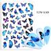 1 Sheet Women Stylish Decals DIY Nail Art Decoration Butterfly-shape Nail Sticker Slider Manicure Tool(YZW-S107) - Buy Online on GoSupps.com