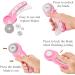 45mm Pink Rotary Cutter with 5 Extra Blades - Ergonomic Handle, Safety Lock for Fabric, Leather, Crafting, Quilting - Left & Right Hand Sewing Tool - Buy Online on GoSupps.com