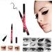 DOITOOL 2pcs Makeup Pen Eye Black Waterproof Cosmetics Eyeliner Liquid 1 count (Pack of 1) As Shownx2pcs - Buy Online on GoSupps.com