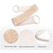 YingRen Natural Loofah Exfoliating Back Strap Scrubber Massager + Exfoliating Brush - Spa Bath Massage Set - Buy Online on GoSupps.com
