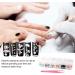 3 Boxes Nail Art Rhinestones & Gems Set - Clear Crystals Mix Sizes, 2 Picker Tools, Wooden Sticks, Tweezer - Buy Online on GoSupps.com